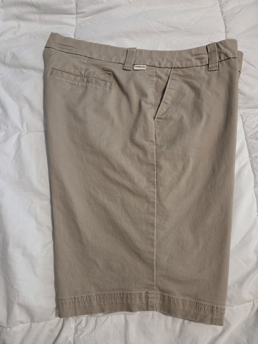 Magellan Womens Shorts Hiking Outdoors Khaki/Tan Athletic
